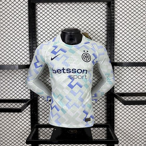 Camisa Inter Milan 25/26 Fora Long Sleeves Versão Jogador