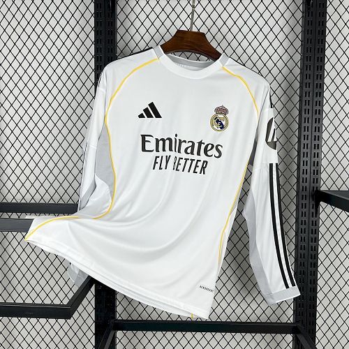 Camisa Real Madrid 2025/26 Casa Long Sleeves