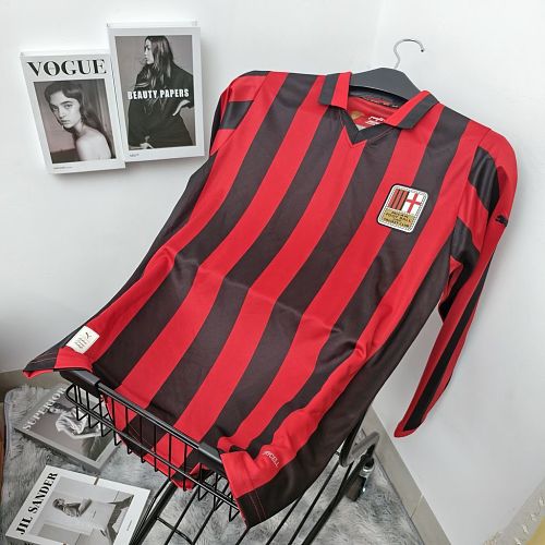 Camisa AC Milan 24/25 125th Aniversário Edition Long Sleeves Retrô