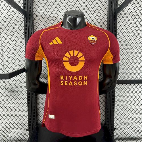 Camisa Top 1:1 AS Roma 25/26 Casa Versão Jogador