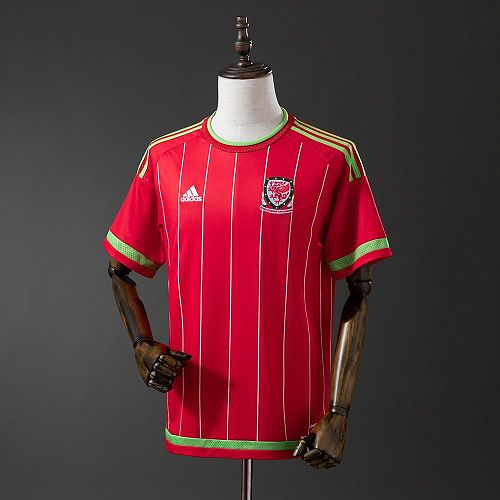 Camisa País de Gales Casa 15/16 Retrô