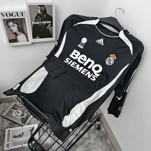 Camisa Real Madrid Terceira 2006/07 Long Sleeves Retrô