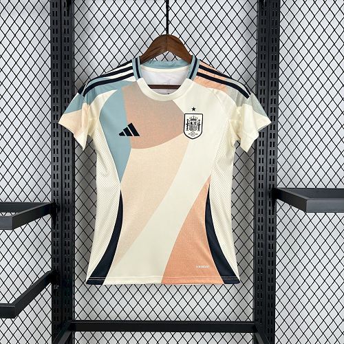 Camisa Top 1:1 Spain 2025/26 Feminina Fora Feminina