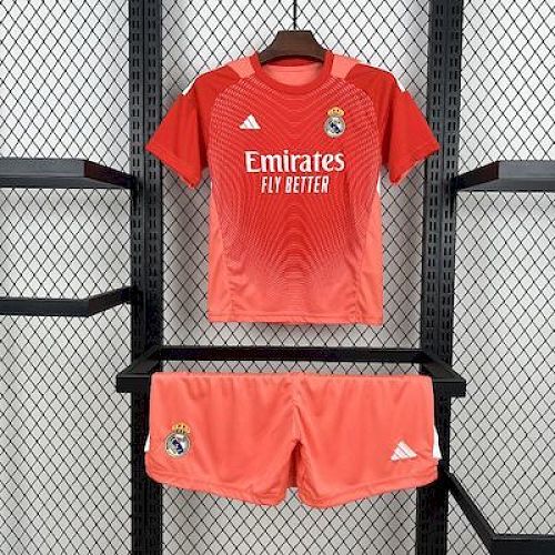 Kit Infantil Real Madrid 25/26 Orange Color Goleiro