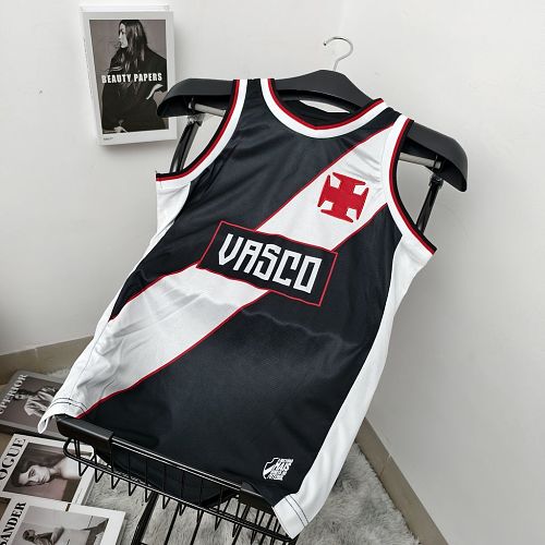 Camisa Vasco Da Gama 2000 Casa Retrô Black Sleeveless S-XXXXL