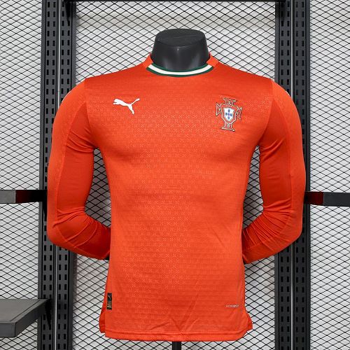 Camisa Portugal 25/26 Casa Long Sleeves Versão Jogador