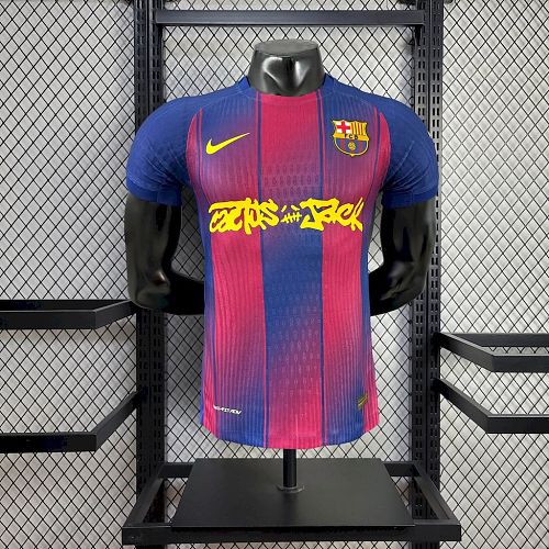 Camisa Barcelona 25/26 Travis Scott Edition Casa Versão Jogador