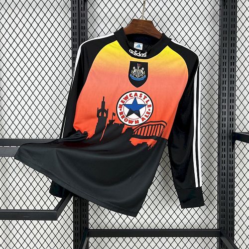 Camisa Newcastle United 1996-97 Goleiro uniform Long Sleeves Retrô
