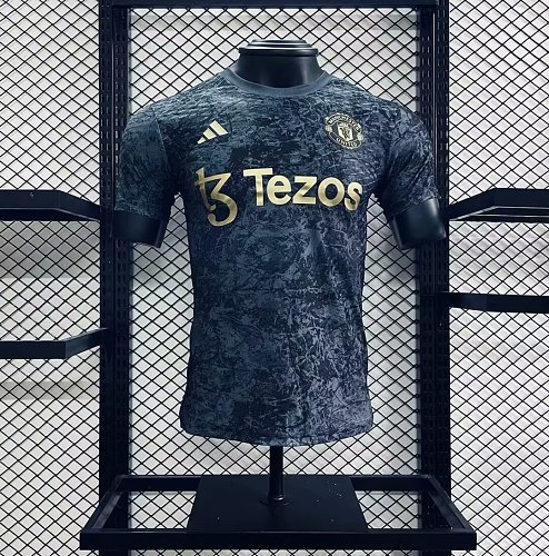 Camisa Manchester United 24/25 Stone Roses Pré-Jogo Versão Jogador