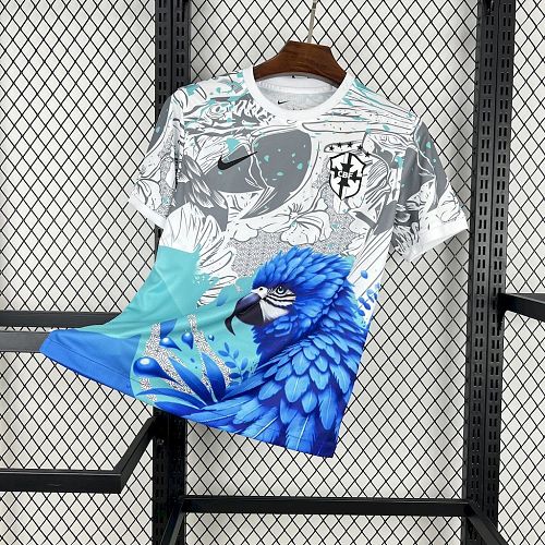 Camisa Brasil White Parrot Edition 2025