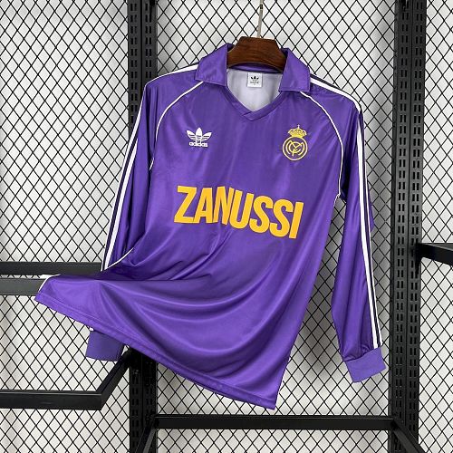 Camisa Real Madrid 1984/85 Terceira Long Sleeves Retrô