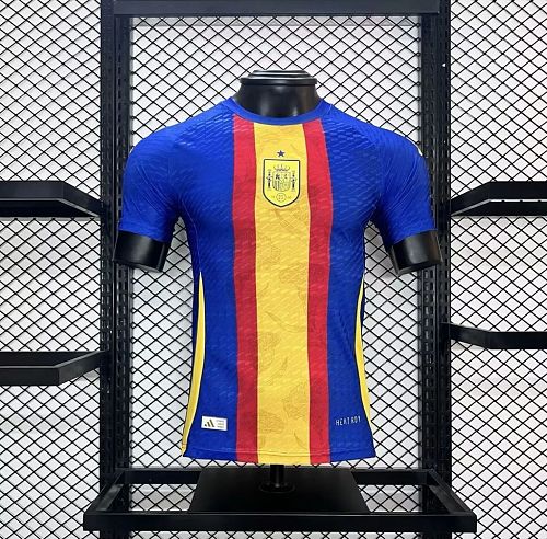 Camisa Espanha 24/25 Euro Pré-Jogo training uniform Versão Jogador S-
