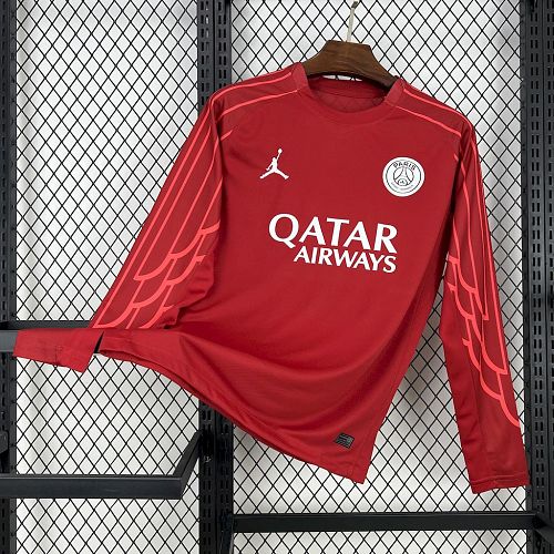 Camisa PSG 25/26 Red Goleiro Long Sleeves