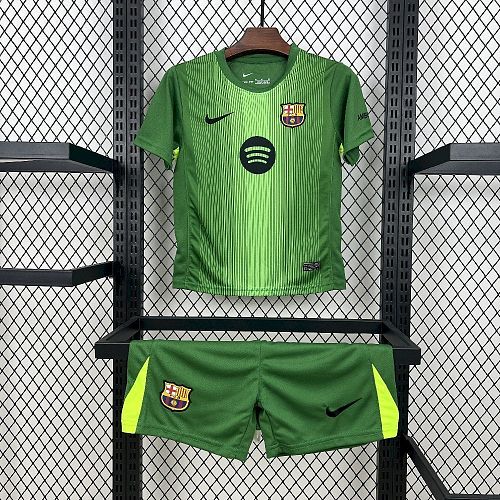 Kit Infantil Barcelona 25/26 Green Goleiro
