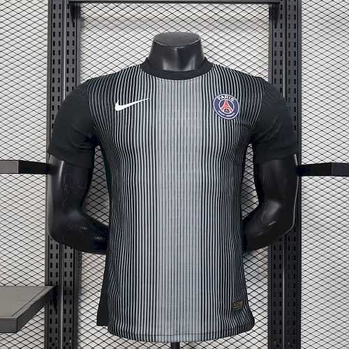 Camisa PSG 24/25 Black Goleiro uniform Player Ver
