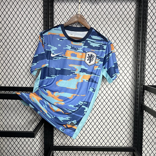 Camisa Holanda 24/25 Euro Pré-Jogo training uniform