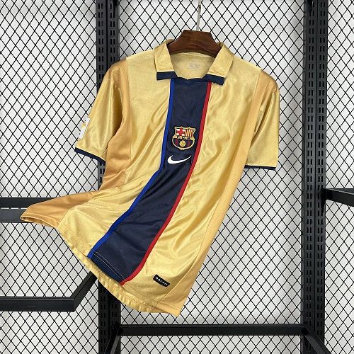 Camisa Barcelona 01/02 Fora Retrô