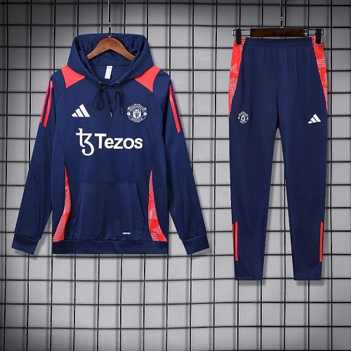 Camisa Manchester United 24/25 Hoodie+Pant