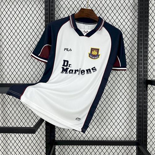 Camisa West Ham United 99/01 Fora Retrô