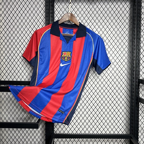 Camisa Barcelona 01/02 Casa Retrô