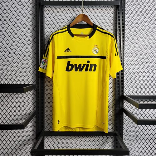 Camisa Real Madrid 11/12 Yellow Goleiro Retrô