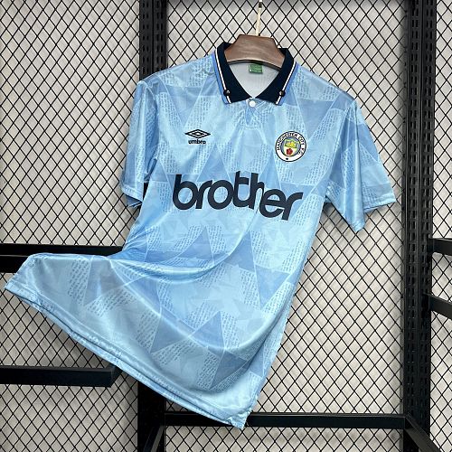 Camisa Manchester City 1989-91 Casa Retrô