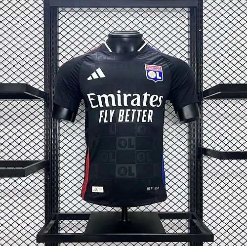 Camisa Olympique Lyonnais 24/25 Fora Versão Jogador