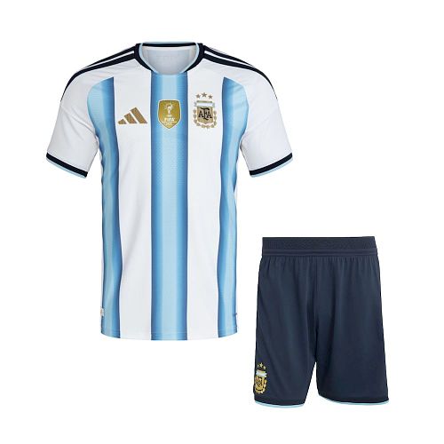 Kit Infantil Argentina 2026 Copa do Mundo Casa