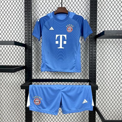 Kit Infantil Bayern Munich 25/26 Blue Goleiro