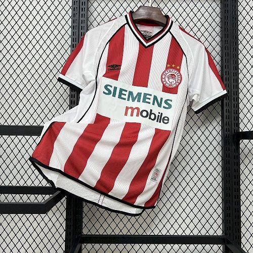 Camisa Olympiacos FC 01/02 Casa Retrô