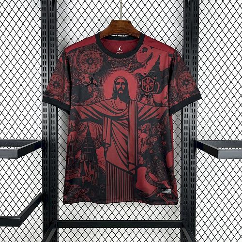 Camisa Brasil 25/26 Jordan Black and Red Especial Edition