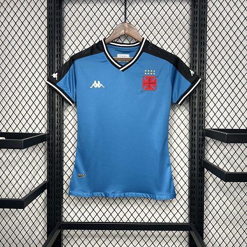 Camisa Vasco Da Gama 24/25 Feminina Pré-Jogo Sky Blue