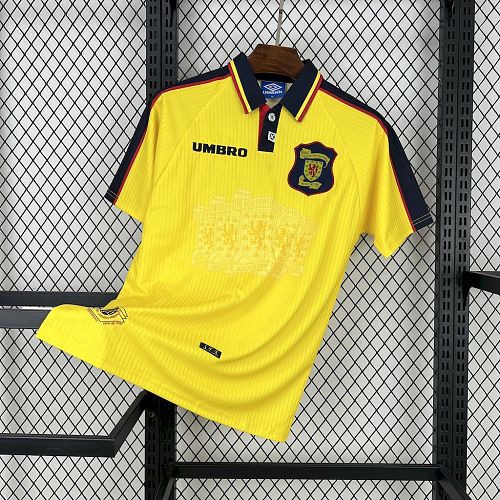 Camisa Top 1:1 Scotland 1996-98 Fora Retrô
