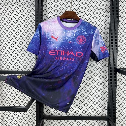 Camisa Manchester City 25/26 Purple Conceito version