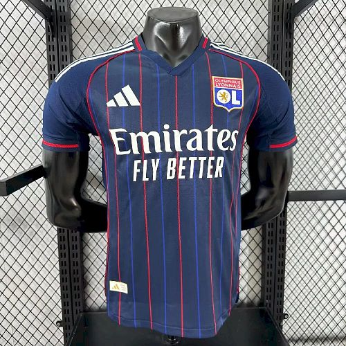 Camisa Olympique Lyonnais 25/26 Fora Versão Jogador