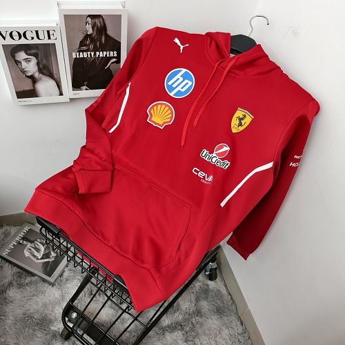 Camisa F1 Scuderia Ferrari 2025 Team Hooded Sweat