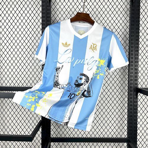 Camisa Messi Argentina 24/25 Adidas 50th Aniversário