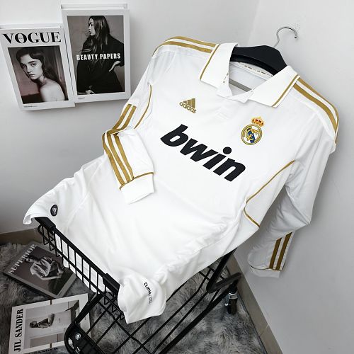 Camisa Real Madrid Casa 2011/12 Long Sleeves Retrô