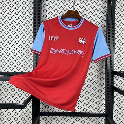 Camisa West Ham United x Iron Maiden 25/26 50th Aniversário