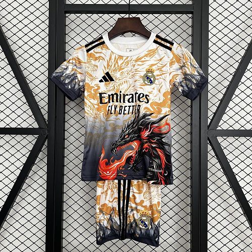Kit Infantil Real Madrid 25/26 Especial Edition Yellow Size 16/28
