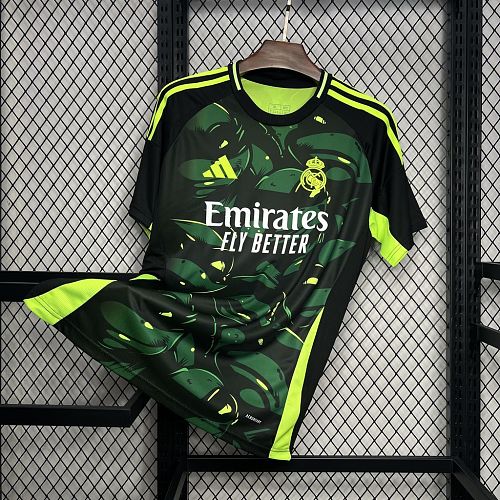 Camisa Real Madrid 24/25 Green and black Especial edition S-XXXXL