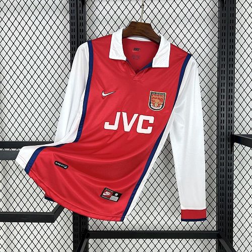 Camisa Arsenal 98/99 Casa Long Sleeves Retrô