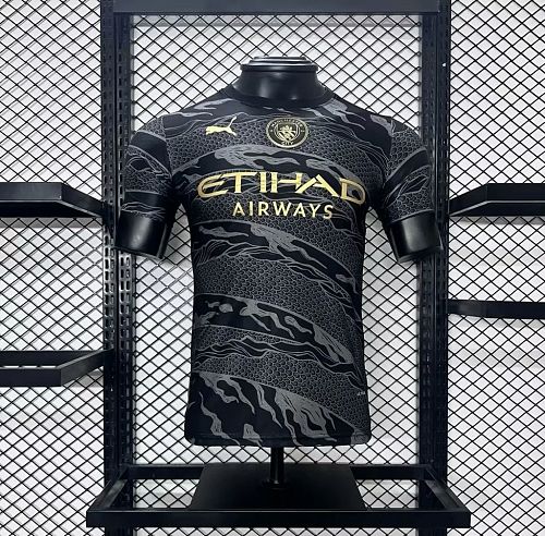 Camisa Manchester City 24/25 Black Dragon Versão Jogador