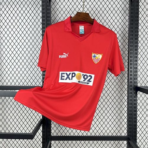 Camisa Sevilla FC 1987-90 Fora Retrô