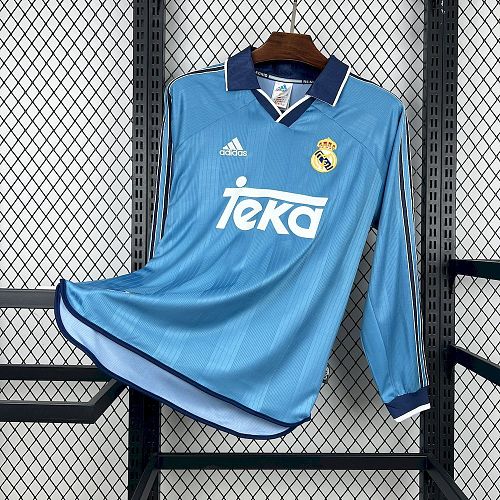 Camisa Real Madrid 99/00 Terceira Manga Longa Retrô