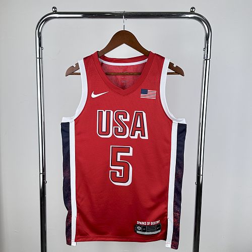 Camisa Olimpic USA 24/25 Red EDWARDS 5