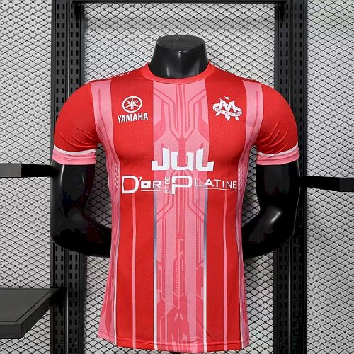 Camisa Marseille 25/26 Red Versão Jogador