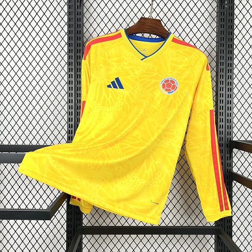 Camisa Colômbia 2026 Copa do Mundo Casa Manga Longa
