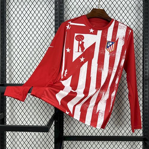 Camisa Atletico Madrid 25/26 Pré-Jogo training Long Sleeves