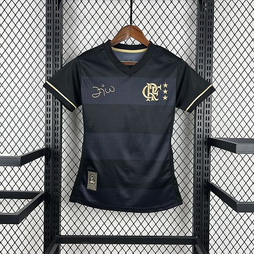 Camisa Flamengo x Zico 1981 25/26 Retrô Feminina